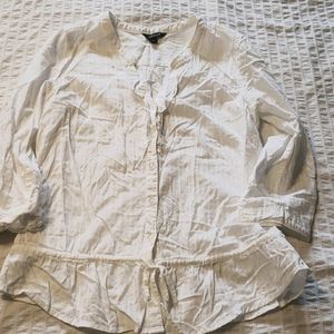 Cute Top with Tie at Peplum Bottom